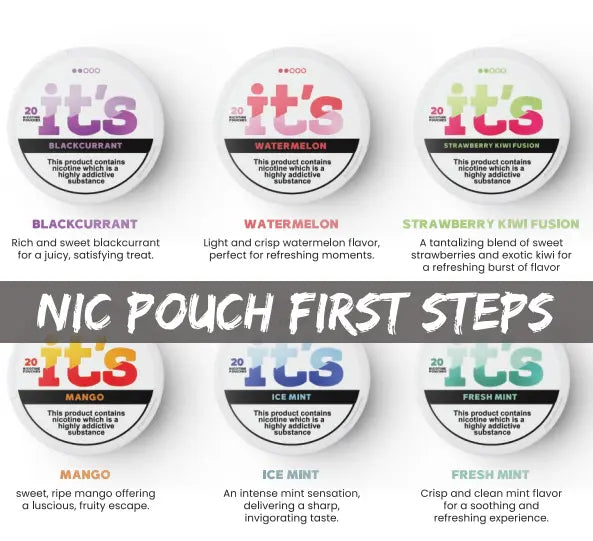 Its nicotine pouches first steps