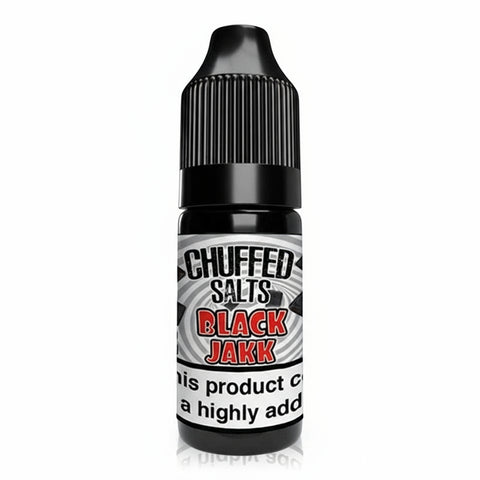 Black Jakk By Chuffed Salts 10ml 10mg (out of date) Out of Date