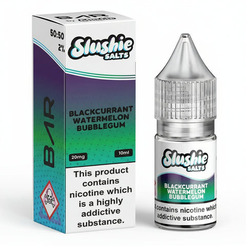 Blackcurrant Watermelon Bubblegum Bar By Slushie Salt 10ml 20mg (out of date) Out of Date