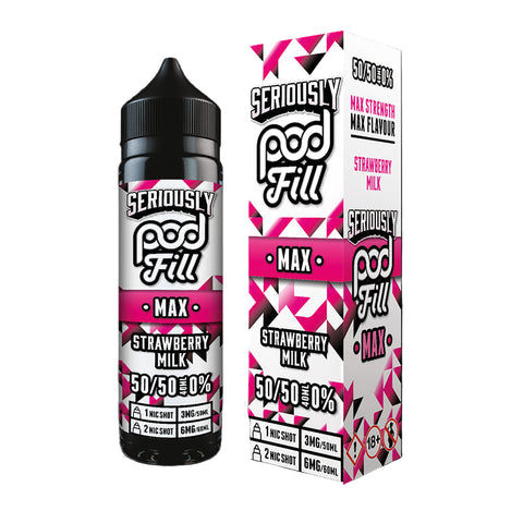 Strawberry Milk By Seriously Podfill Max 40ml Shortfill Seriously Doozy