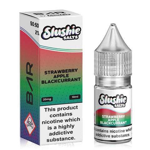 Strawberry Apple Blackcurrant Bar By Slushie Salt 10ml Slushie