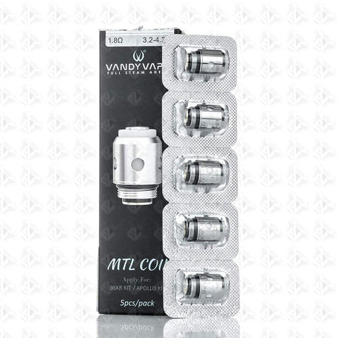 MTL Coil Pack By Vandy Vape 1.8ohm Vandy Vape