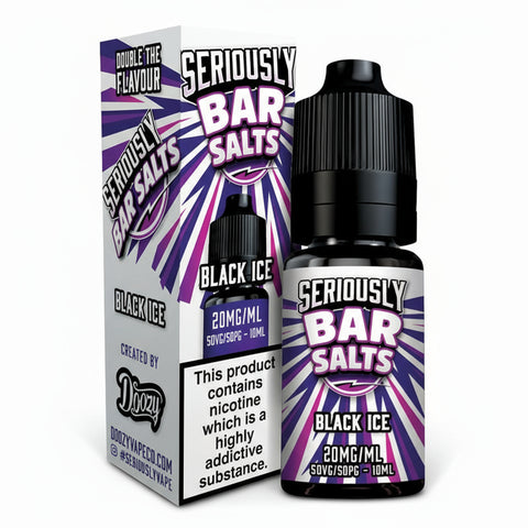 Black ICE By Seriously Bar Salts 10ml Seriously Doozy