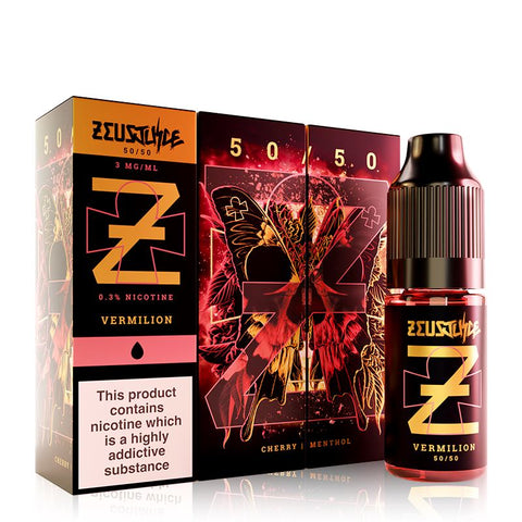 Vermilion By Zeus Juice 10ml 50/50 Zeus Juice