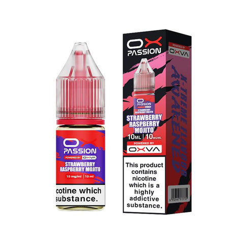 Strawberry Raspberry Mojito 10ml Nic Salt By Ox Passion Ox Passion