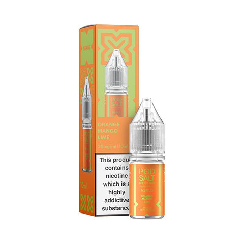 Orange Mango Lime By Nexus Pod Salt 10ml Nexus Pod Salt