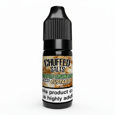 Apple Crumble and Custard By Chuffed Salts 10ml 20mg (out of date) Out of Date