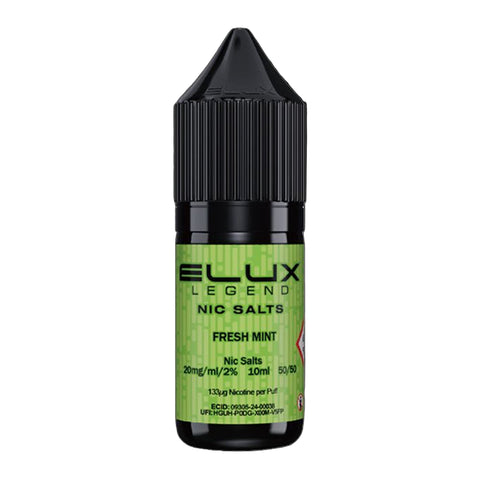 Fresh Mint By Elux Legend 10ml Salts Elux