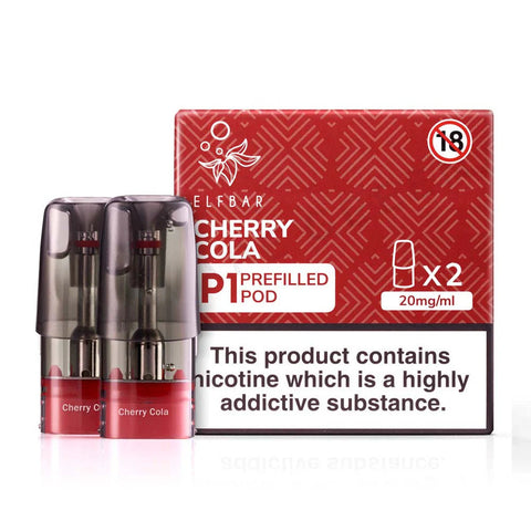 Mate500 P1 Prefilled Pods By Elf Bar Cherry Cola (out of date) Out of Date