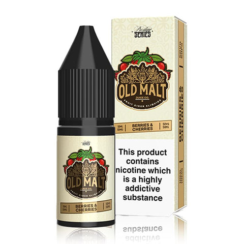 Berries and Cherries 10ml Nic Salt By Old Malt Old Malt