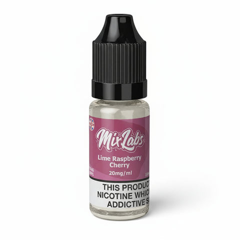 Lime Raspberry Cherry 10ml By Mix Labs Nic Salt Mix Labs