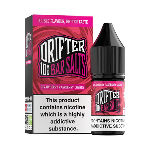 Strawberry Raspberry Cherry By Drifter Bar Salts 10ml Drifter