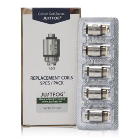 JustFog Replacement Coils 5 Pack Justfog