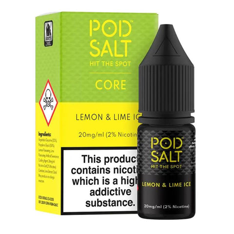 Lemon Lime By  Pod Salt Core  10ml Pod Salt