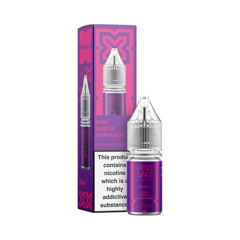 Pink Purple Lemonade By Nexus Pod Salt 10ml - Evolution Vaping