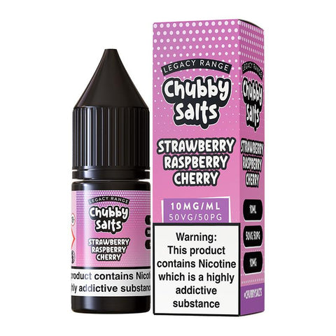 Strawberry Raspberry Cherry By Chubby Salts 10ml Chubby Eliquids