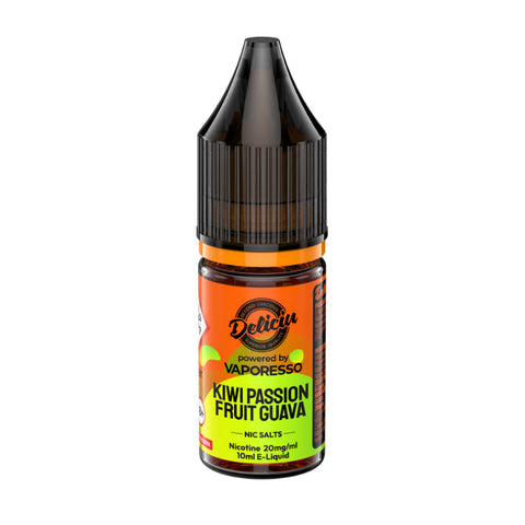 Kiwi Passionfruit Guava Nicotine Salt 10ml By Deliciu V2 Deliciu