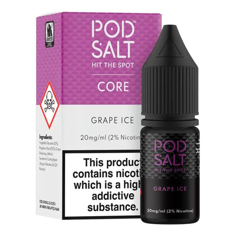 Grape Ice By  Pod Salt Core  10ml Pod Salt