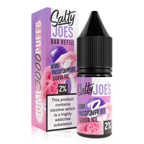 Kiwi Passionfruit Guava Ice By Salty Joes Bar Refill 10ml Nic salt (OOD) Salty Joes