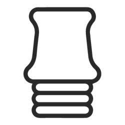 Built in drip tip