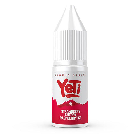 Strawberry Cherry Raspberry Ice by Yeti Summit 10ml Nic Salt Evolution Vaping Retail