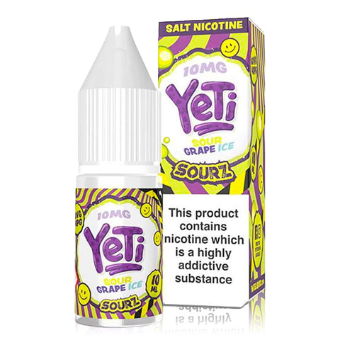 Grape Ice by Yeti Sourz 10ml Nic Salt Yeti