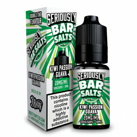 Kiwi Passion Guava By Seriously Bar Salts 10ml Seriously Doozy