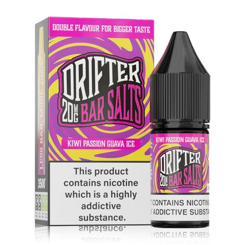 Kiwi Passion Guava Ice By Drifter Bar Salts 10ml Drifter