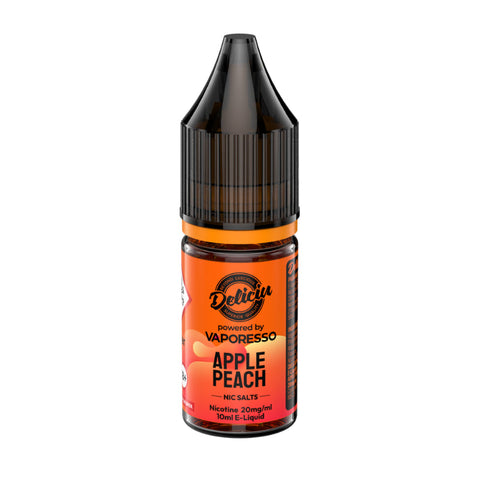 Apple Peach Nicotine Salt 10ml By Deliciu v2 Deliciu