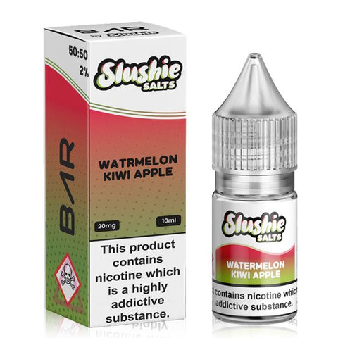 Watermelon Kiwi Apple Bar By Slushie Salt 10ml Slushie
