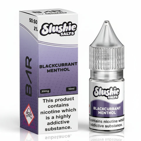 Blackcurrant Menthol Bar By Slushie Salt 10ml 20mg (out of date) Out of Date