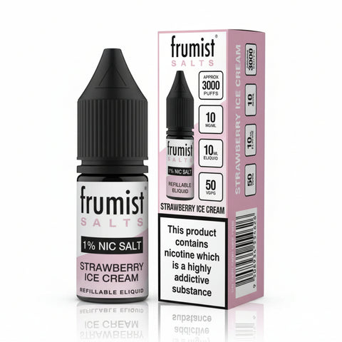 Strawberry ICE Cream By Frumist Salts 10ml 20mg (out of date) Out of Date