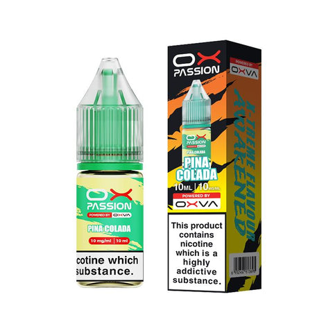 Pina Colada 10ml Nic Salt By Ox Passion Ox Passion