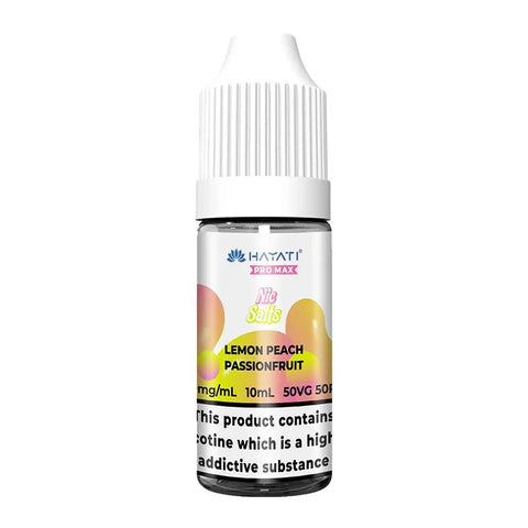 Lemon Peach Passionfruit By Hayati 10ml Nic Salt Hayati