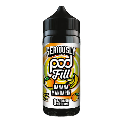 Banana Mandarin By Seriously Pod Fill 100ml Shortfill Seriously Doozy