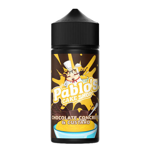 Chocolate Concrete By Pablo's Cake Shop 100ml Shortfill Pablos Cake Shop
