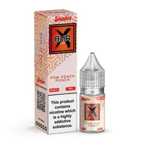 Pom Peach Punch By Slushie Bar Xtra Nic Salts 10ml Slushie