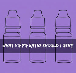 a blog heade rimage for an aryticle about which vg/pg ratio  should I use in my vape