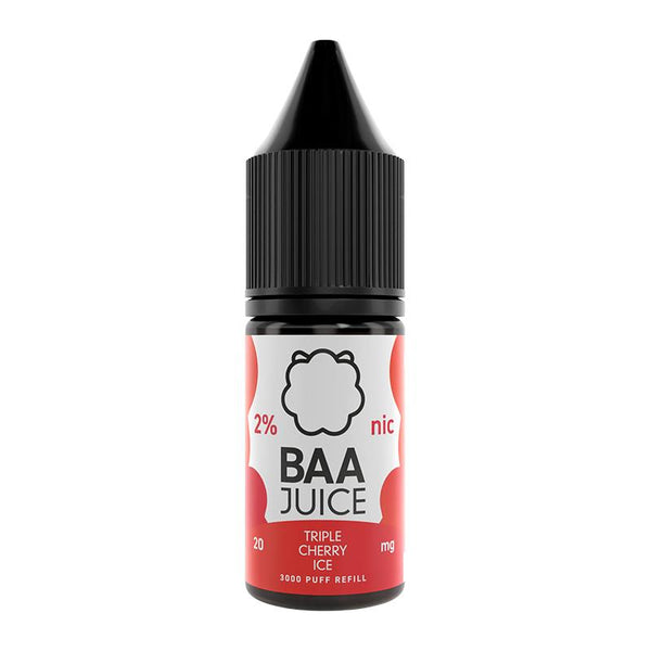 Triple Cherry Ice By Baa Juice 10ml Nic Salt Baa Salts