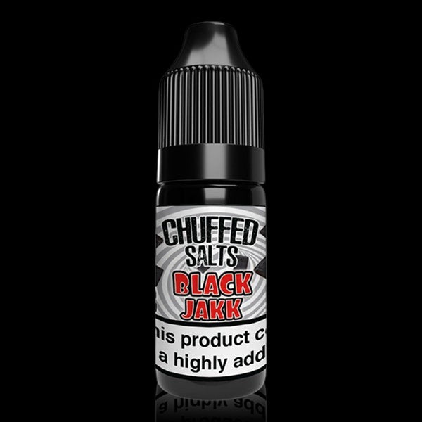 Black Jakk By Chuffed Salts 10ml 10mg (out of date) Out of Date