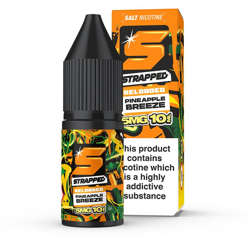 Pineapple Breeze  By Strapped Reloaded Salts 10ml