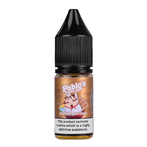 Biscoff Custard By Pablo's Cake Shop Salt 10ml Pablos Cake Shop