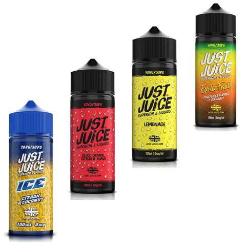 Just Juice 100ml Shortfills (out of date)