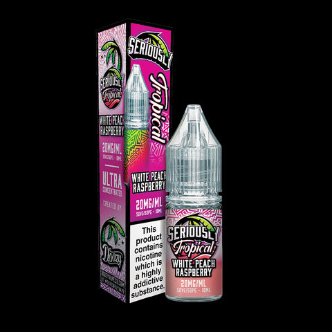 White Peach Raspberry By Seriously Tropical 10ml Nic Salt - Evolution Vaping