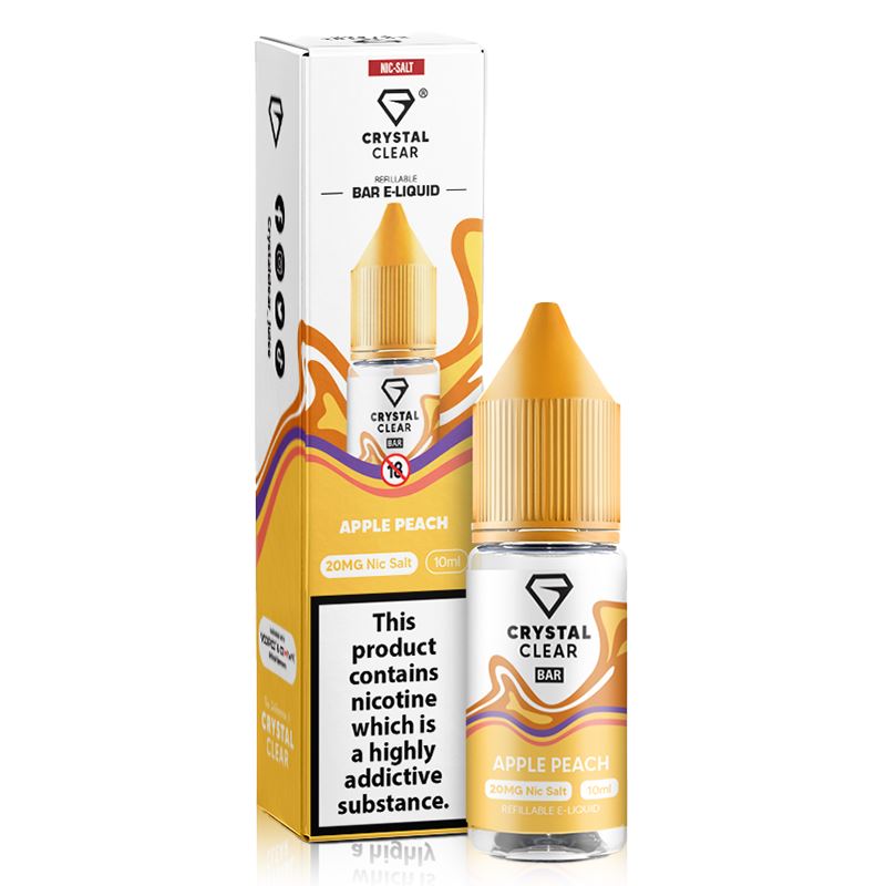 Apple Peach By Crystal Clear Salt 10ml