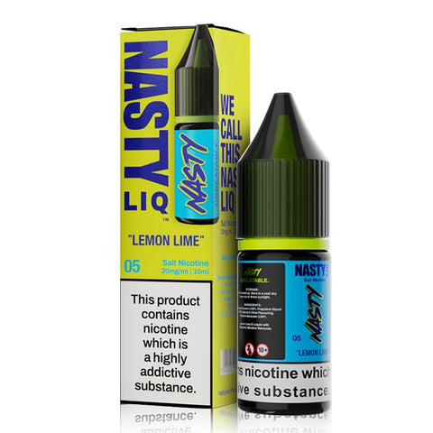 Lemon Lime By Nasty Liq 10ml Nic Salt Nasty Juice