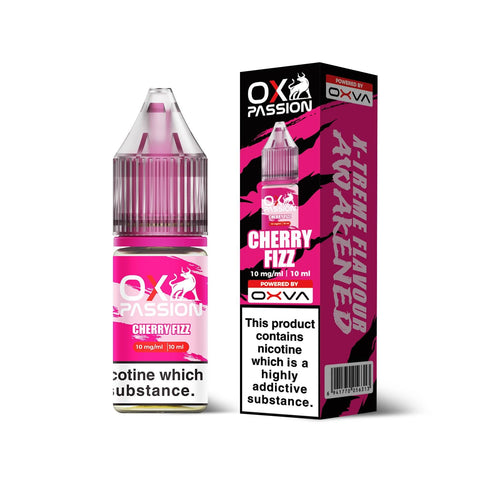 Cherry Fizz 10ml Nic Salt By Ox Passion Ox Passion