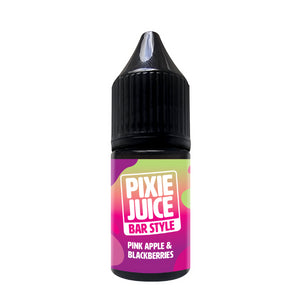 Pink Apple and Blackberries 10ml Nic Salt By Pixie Juice Bar Style