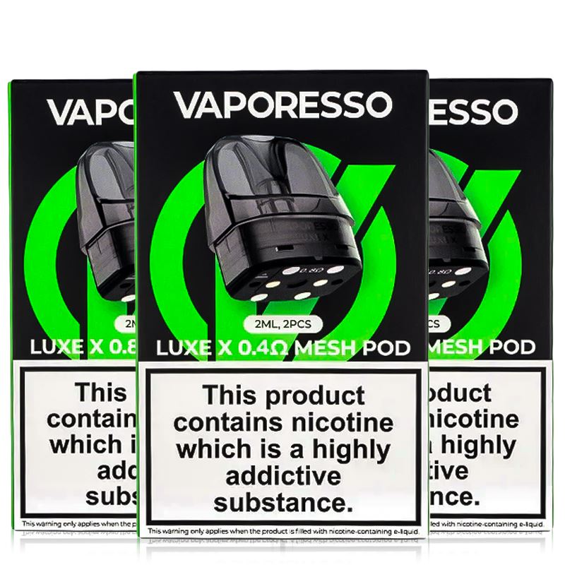 Luxe X Replacement 2ml Pods 2 Pack By Vaporesso