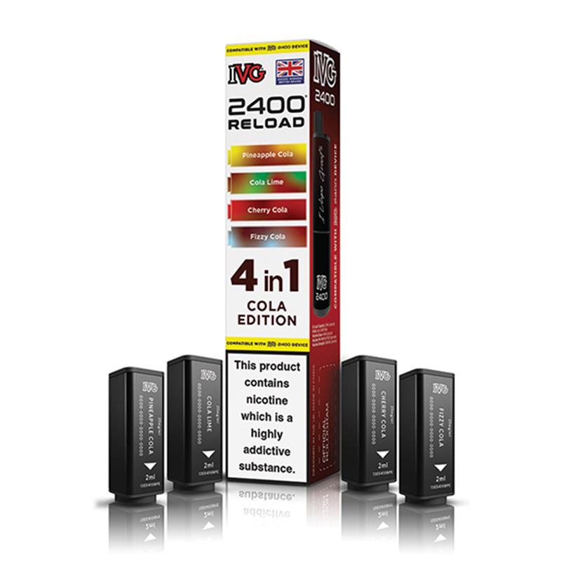 I VG 2400 Reload 4 in 1 Prefilled Replacement Pods